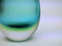 Paolo Venini Vase, Inciso, Three-Lined Acid Stamp "Venini Murano Italia"