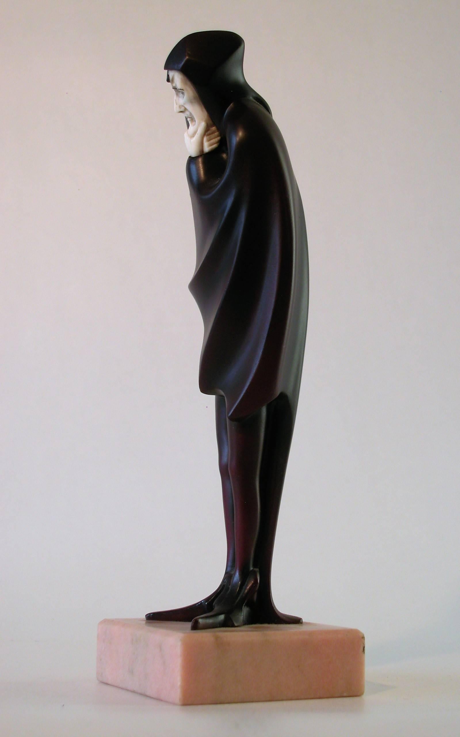 Roland Paris, Statuette Art Deco Period 'Mephistopheles' 1