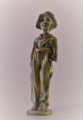 Car Mascot, Hood Ornament "the Kid" by Verschneider, France, 1925