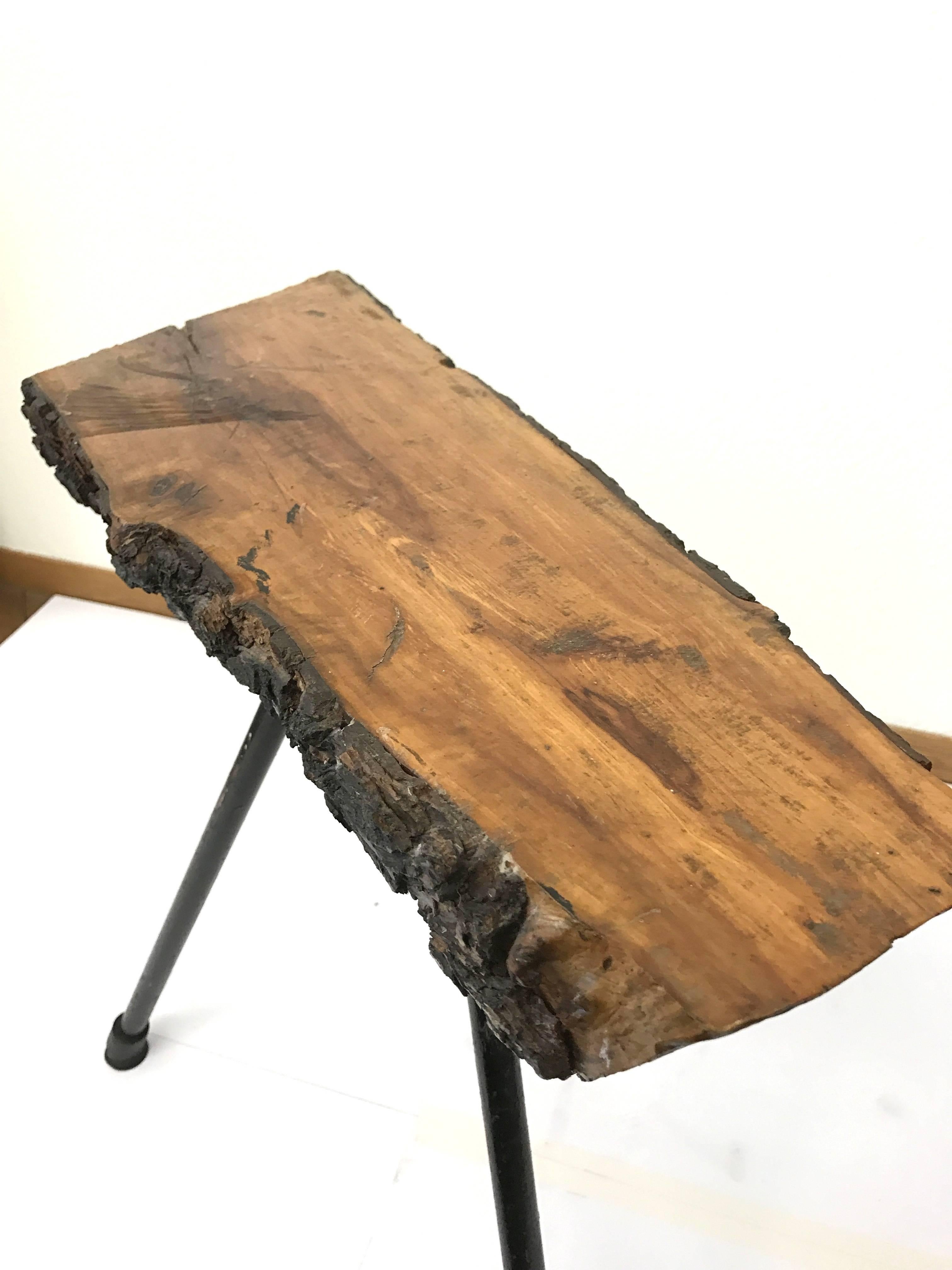 20th Century Wood and Metal Table For Sale