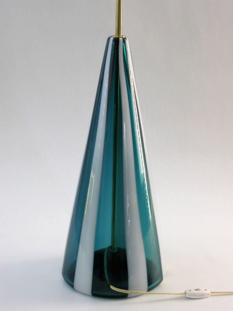 Mid-Century Fasce Verticali Lamp, style of Fulvio Bianconi for Venini, 1960s In Excellent Condition For Sale In Bern, CH