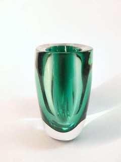 Heavy Vicke Lindstrand Vase Kosta, Sweden, 1950, Scandinavian Modern