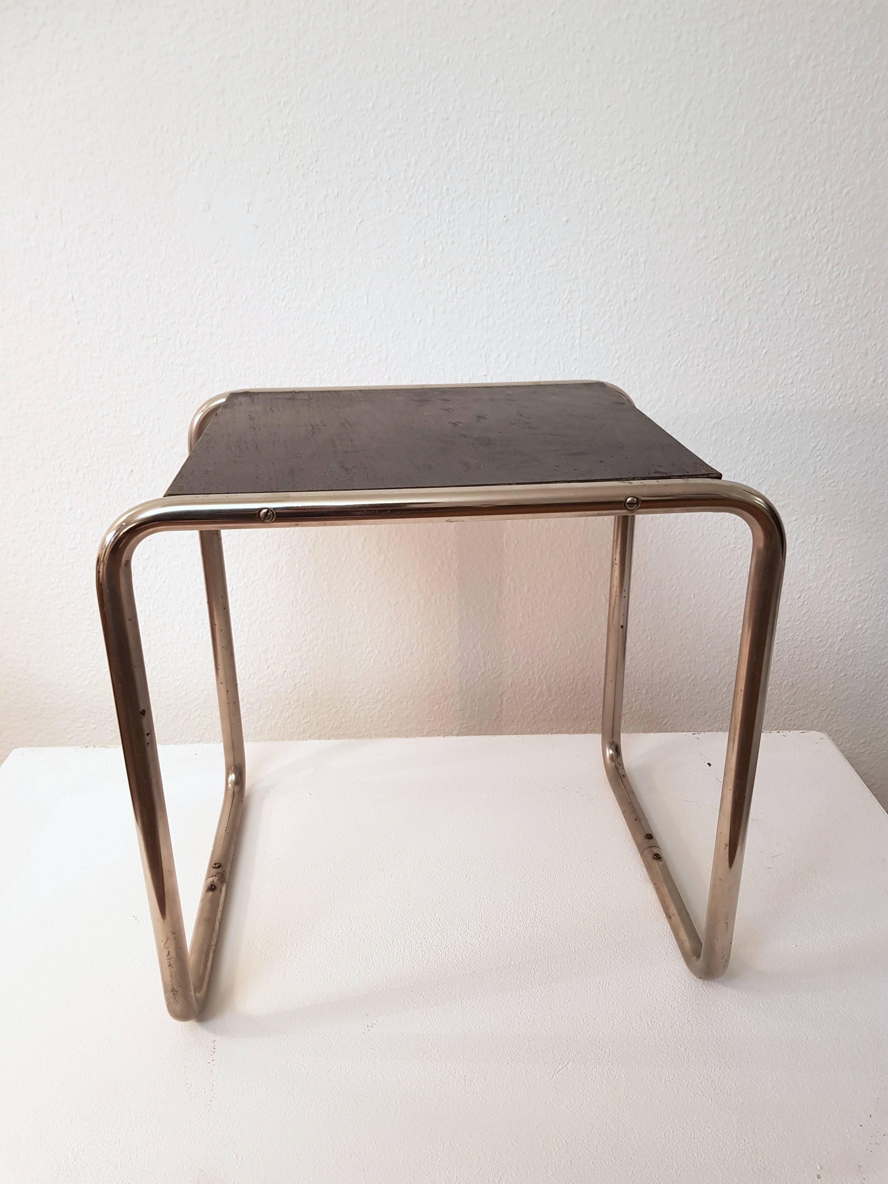Very Early Marcel Breuer B9 Table, Standardmöbel GmbH Berlin, 1927, Bauhaus For Sale 3