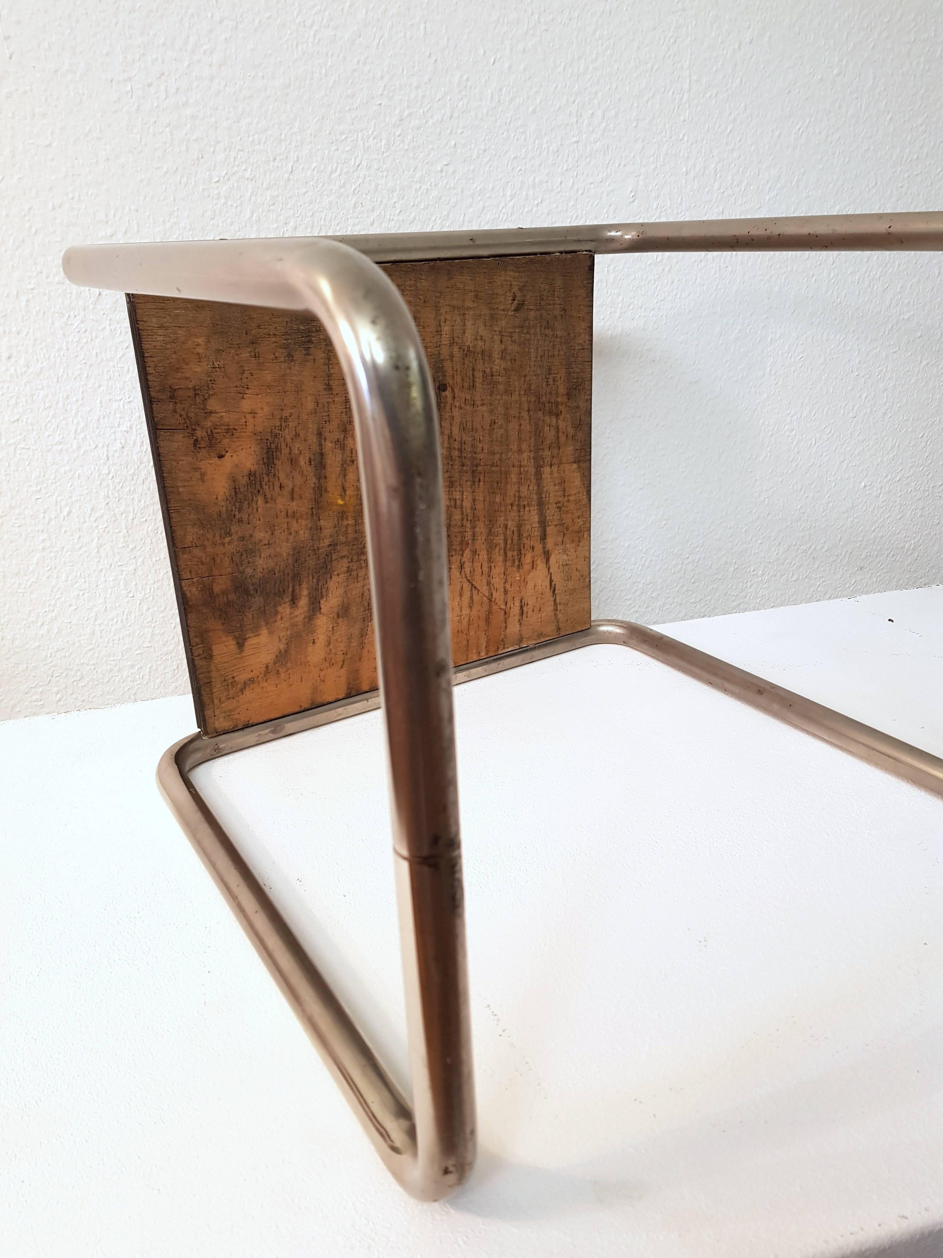 20th Century Very Early Marcel Breuer B9 Table, Standardmöbel GmbH Berlin, 1927, Bauhaus For Sale