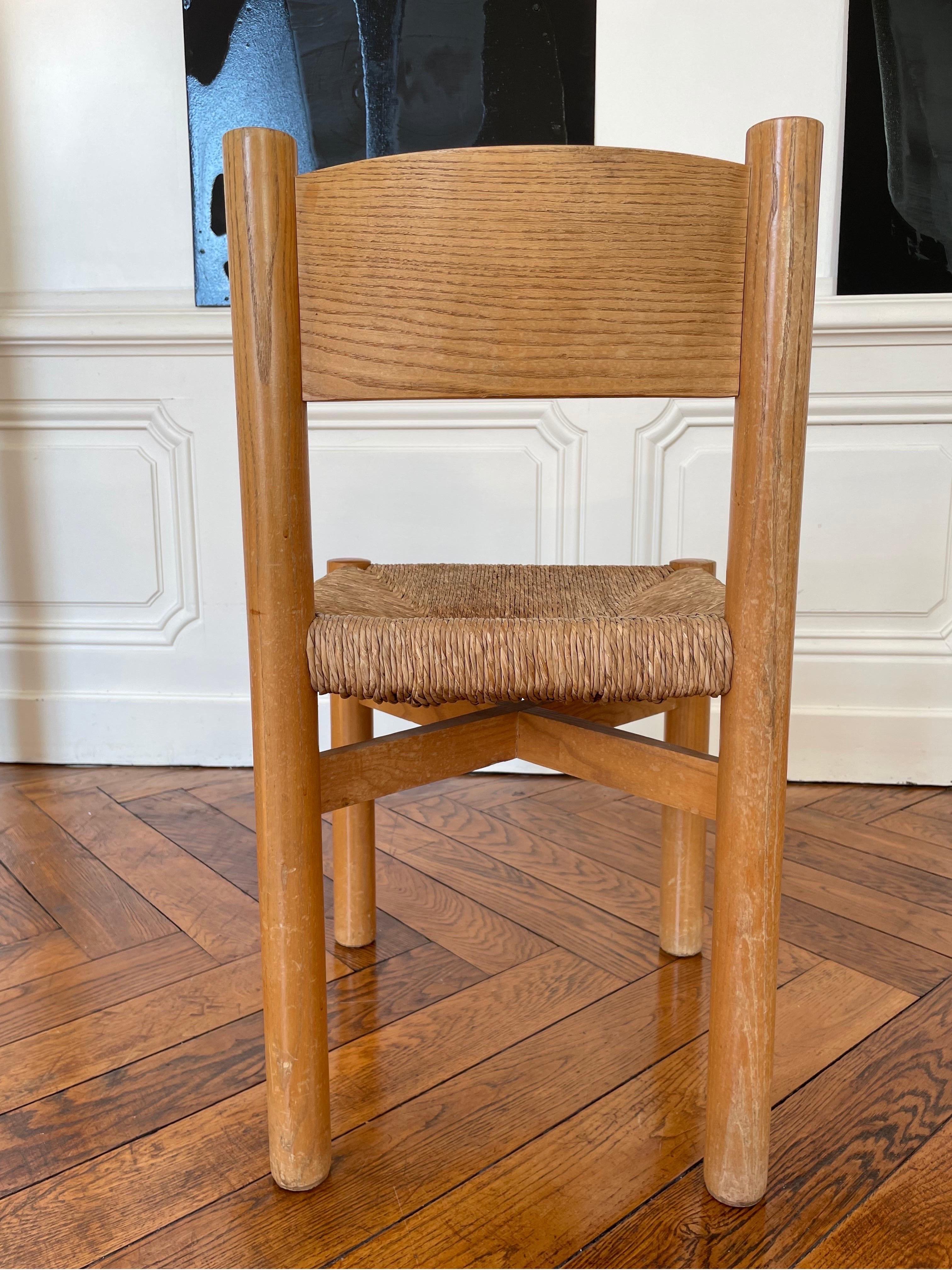 Modern Charlotte Perriand Chair for Méribel, circa 1950