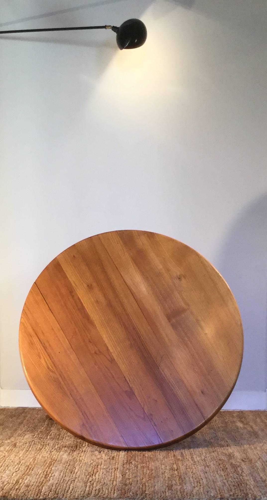 Late 20th Century Table T 21 a Pierre Chapo 1970 Elm