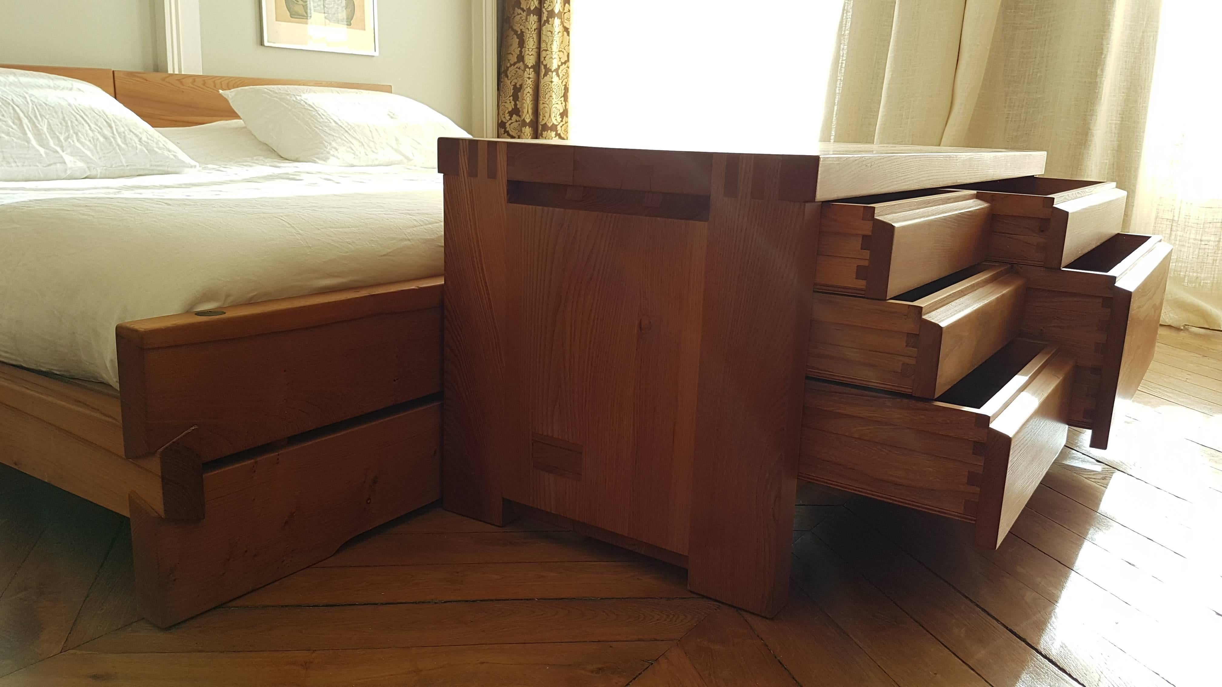 Sideboard R 14, a Pierre Chapo French Elm, circa 1970 4