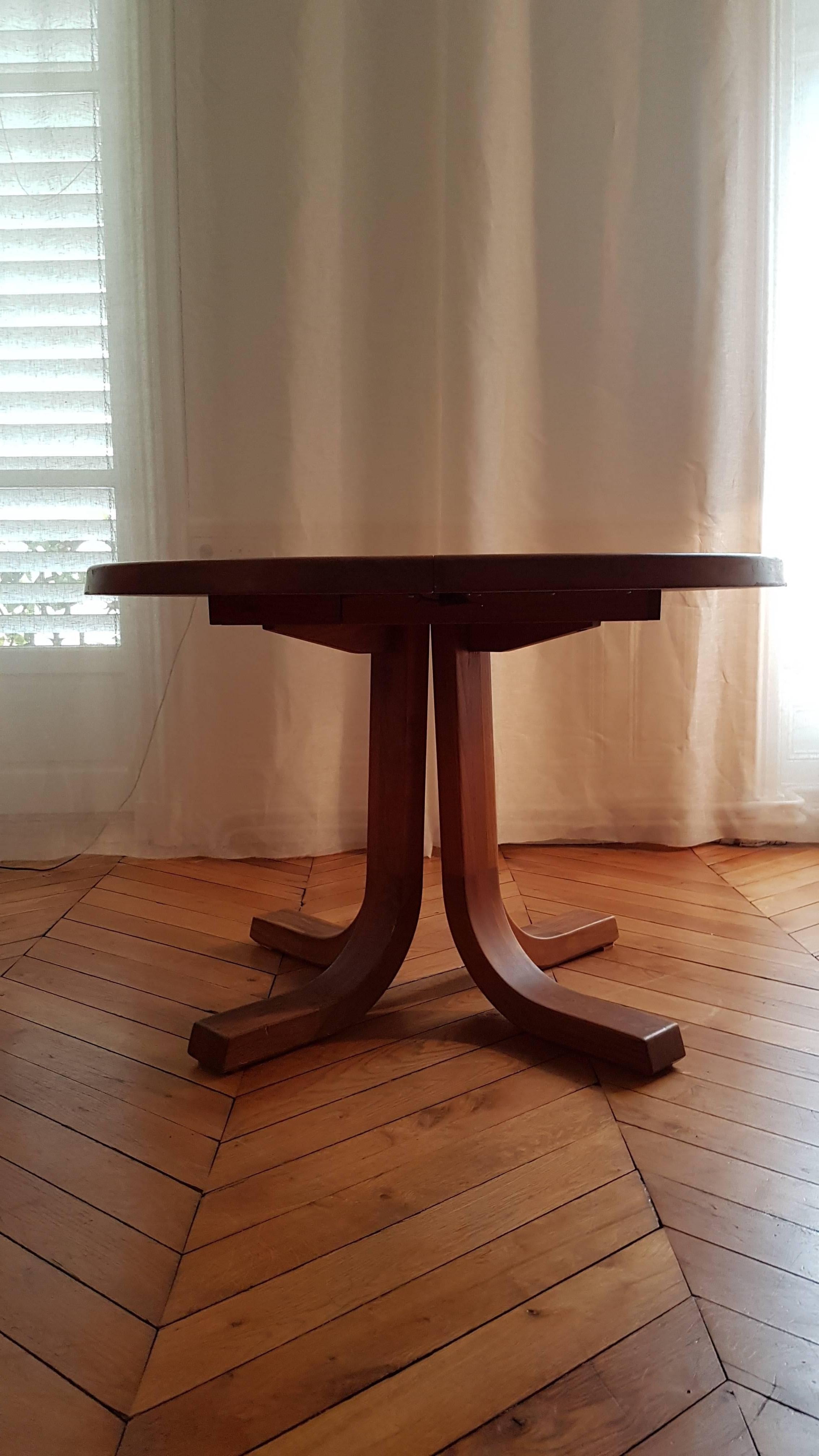 Table T 40 D of Pierre Chapo of 1970 in French Elm 4