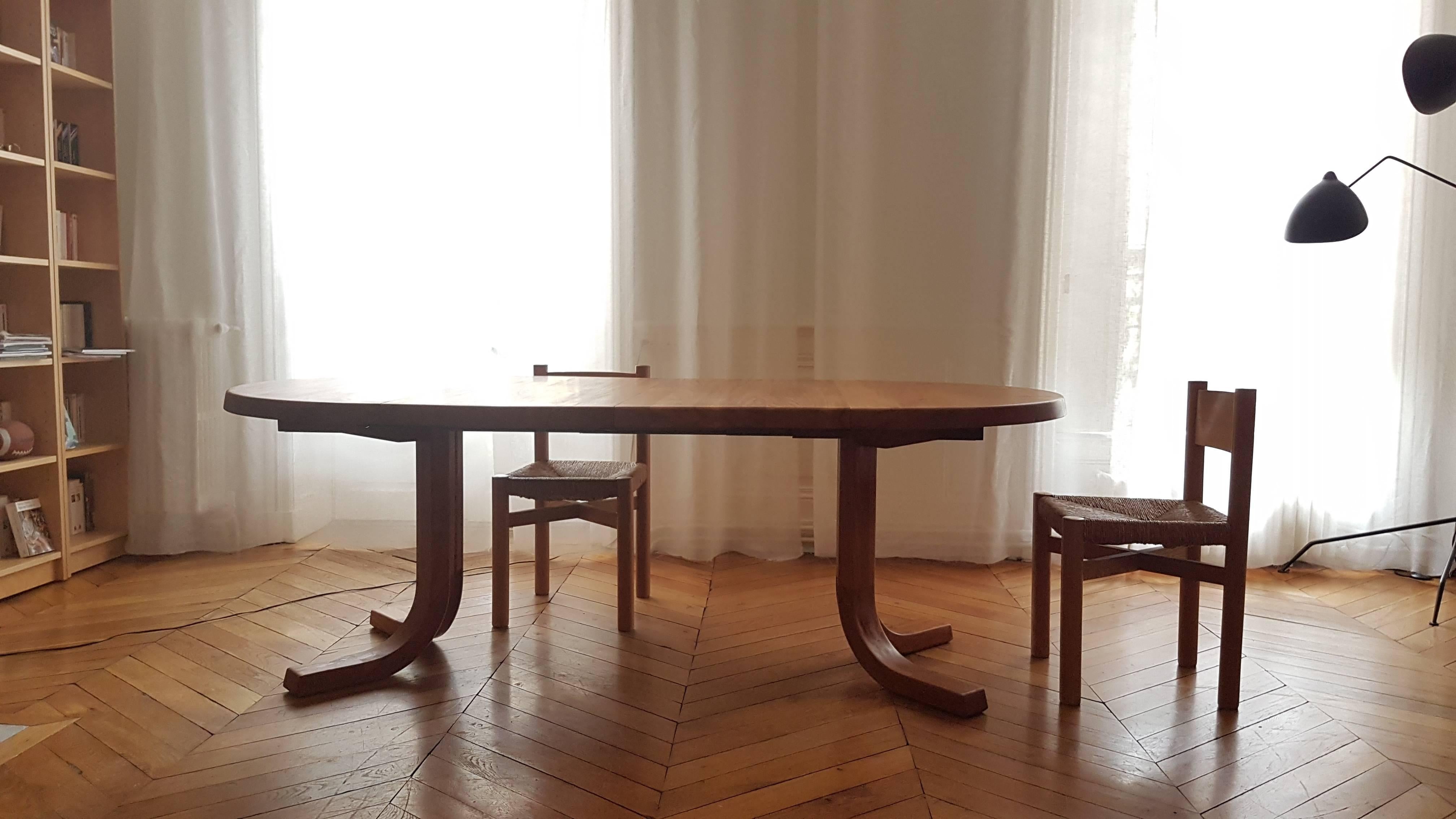 Table T 40 D of Pierre Chapo of 1970 in French Elm For Sale 4