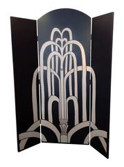 Double Sided Folding Screen by Fournier Decoration, Paris