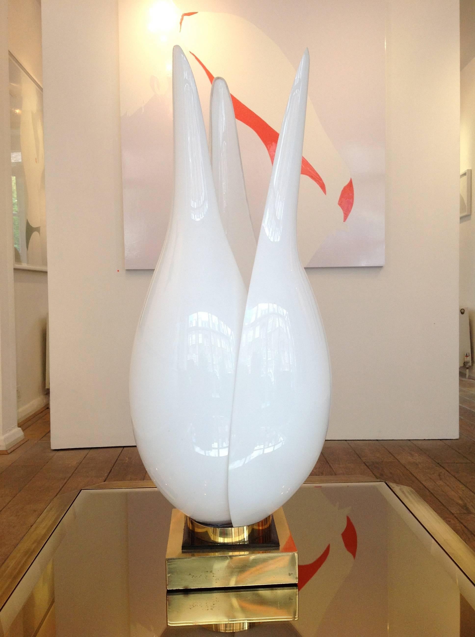 Mid-Century Modern Rougier Tulip Lamp