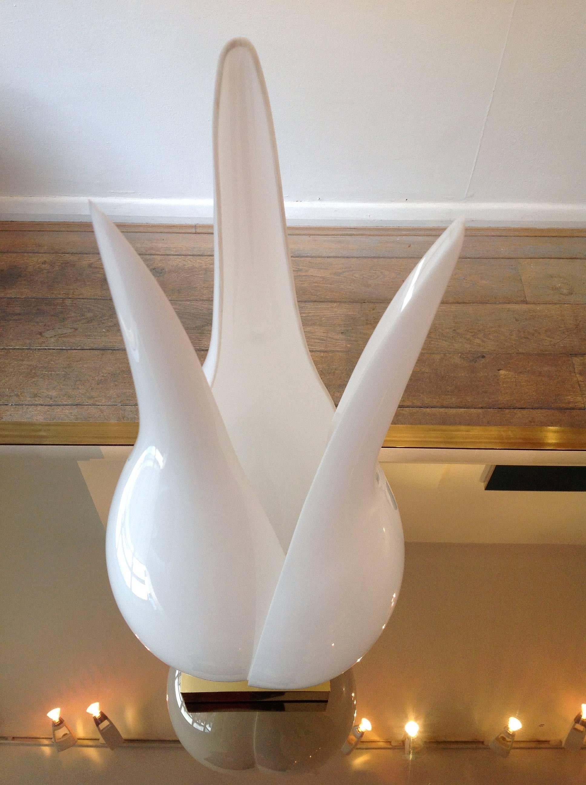 Canadian Rougier Tulip Lamp