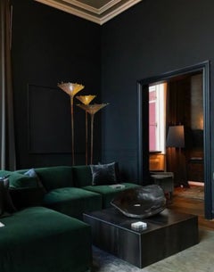 A rare 1970s "Papyrus"floor lamp by Italian designer and artist Nucci Valsecchi