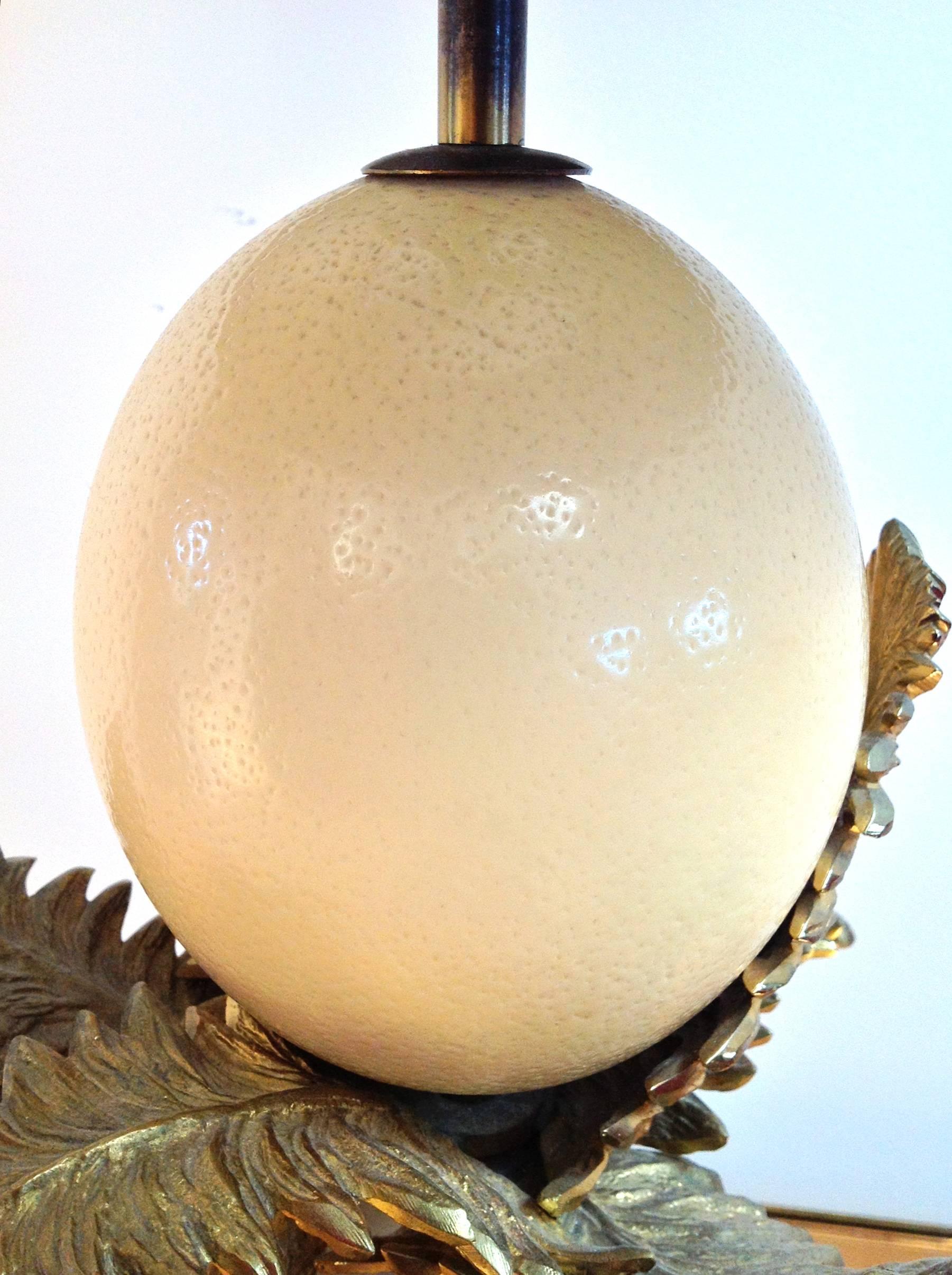 Ostrich Eggshell Rare Maison Charles 