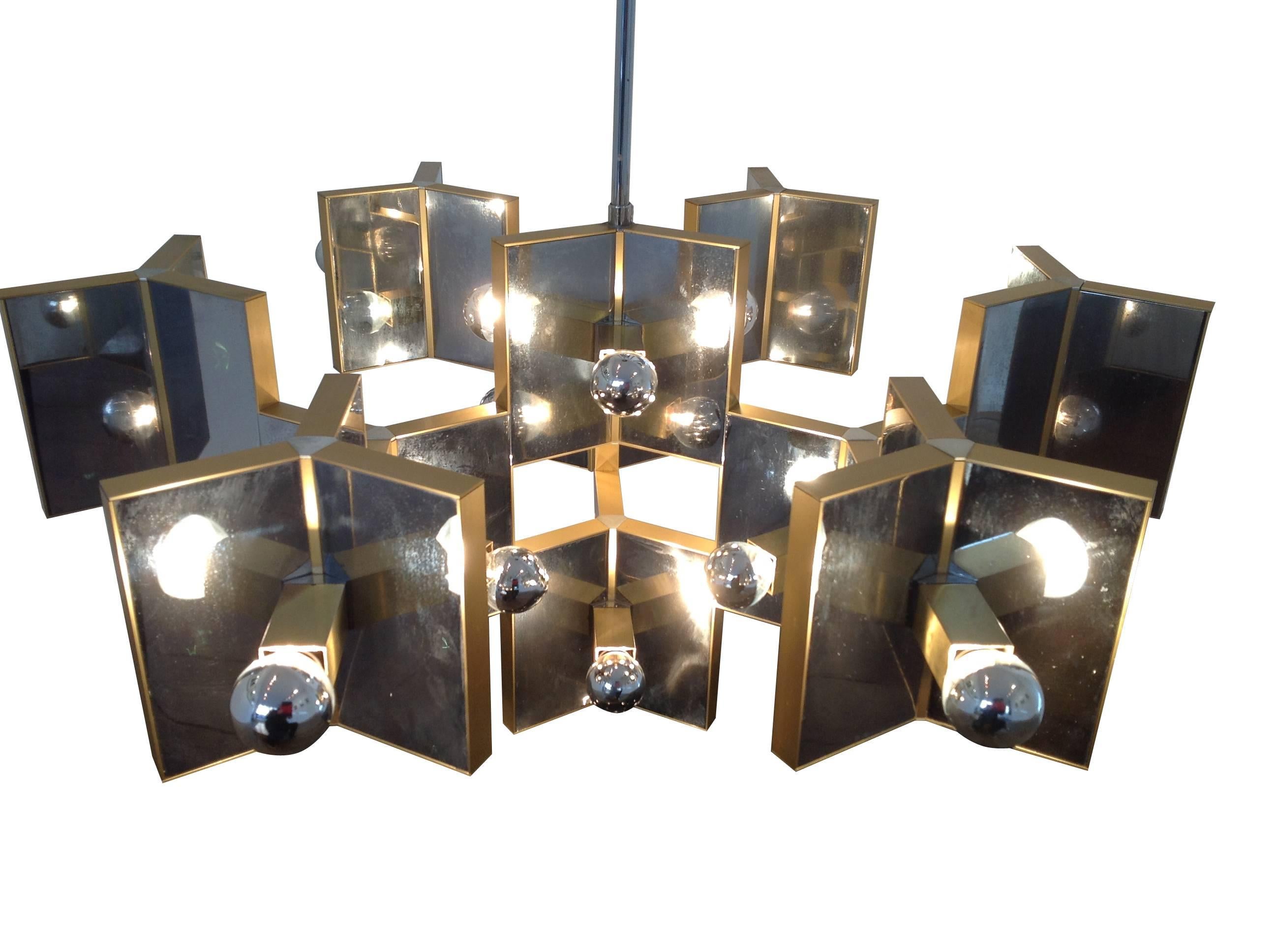 Italian Large Sciolari Twenty-one-light Chandelier