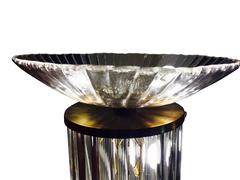 Rare Pair of Venini Glass Rod Floor Lights