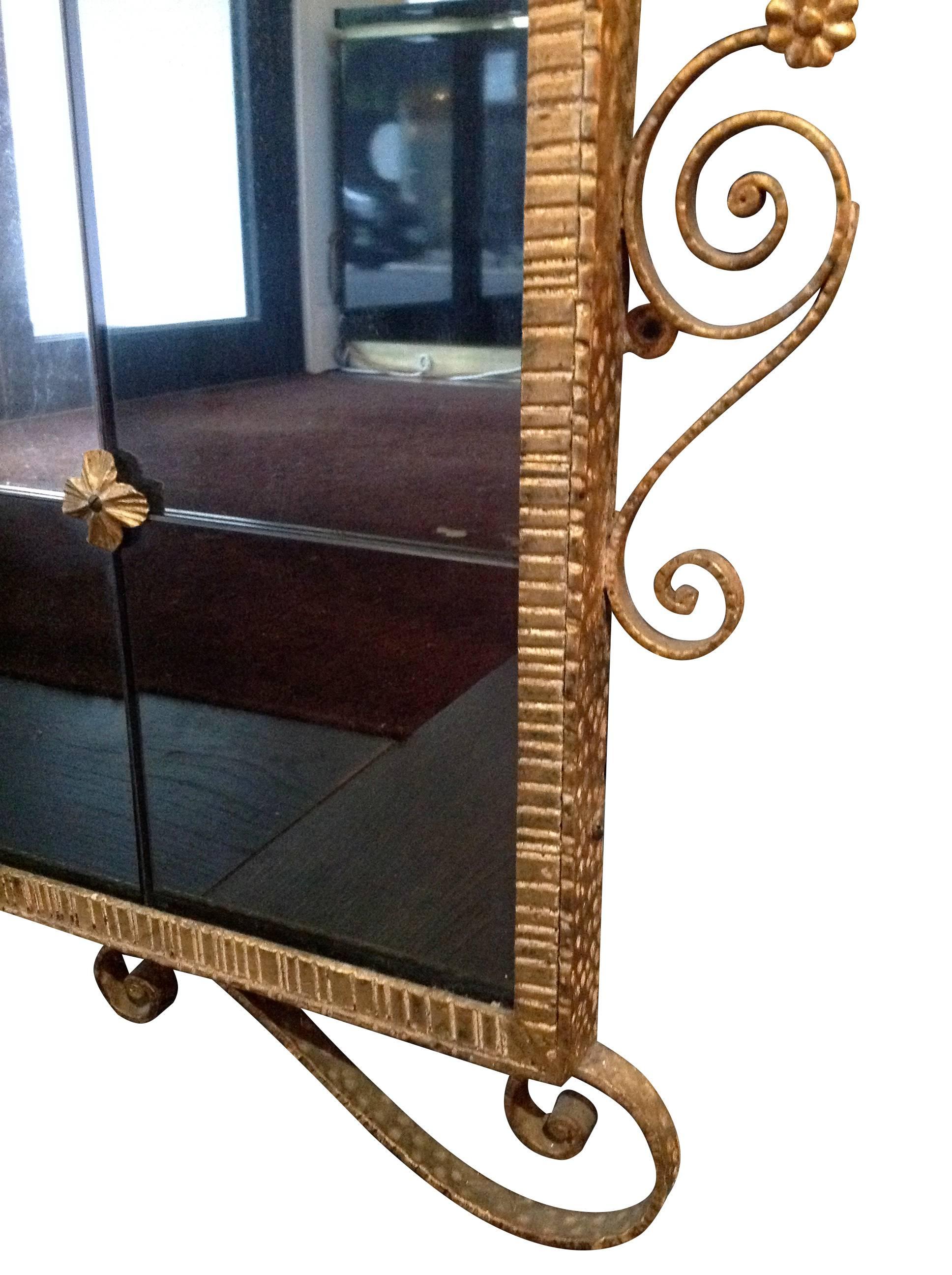 Mid-Century Modern Beautiful Pier Luigi Colli Hallway Mirror and Coat Stand