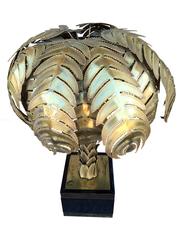 Maison Jansen Palm Tree Table Lamp