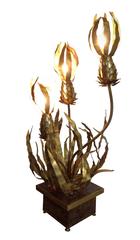 Rare Maison Jansen Pineapple Floor Lamp