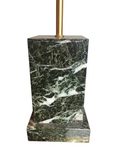 Maison Charles Yellow Resin Egg Lamp on Marble Base