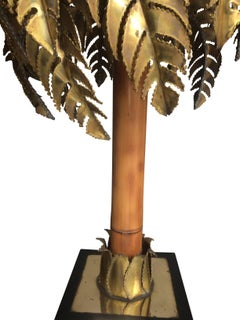 Maison Jansen Palm Tree Table Lamp