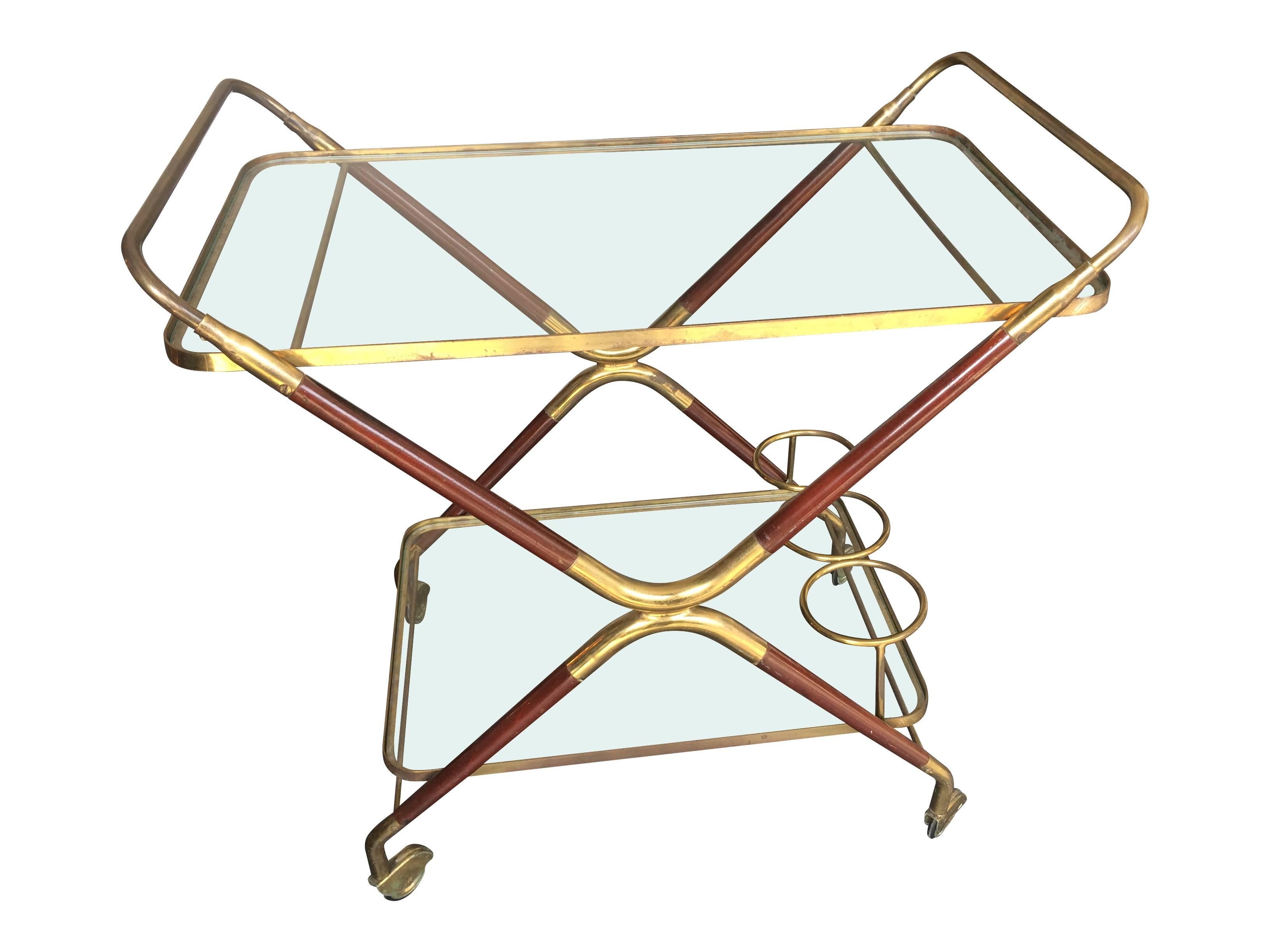 A Cesare Lacca Italian Bar Cart In Good Condition In London, GB