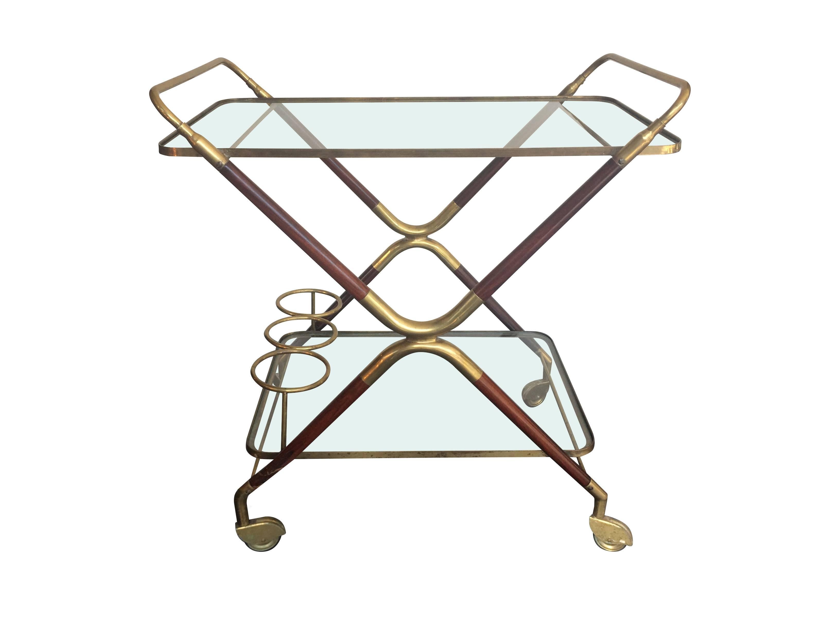 Brass A Cesare Lacca Italian Bar Cart