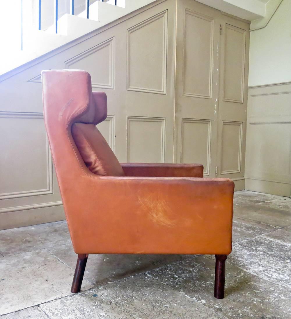 20th Century Arne Vodder Lounge Chair for Fritz Hansen, Danish, 1960s