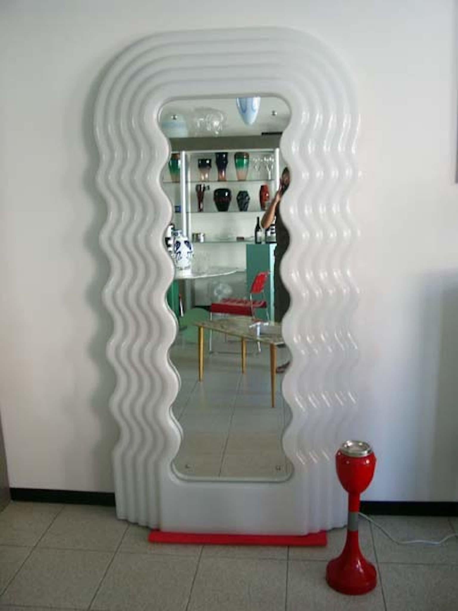 Modern Ettore Sottsass, Ultrafragola Mirror, Poltronova, Italy