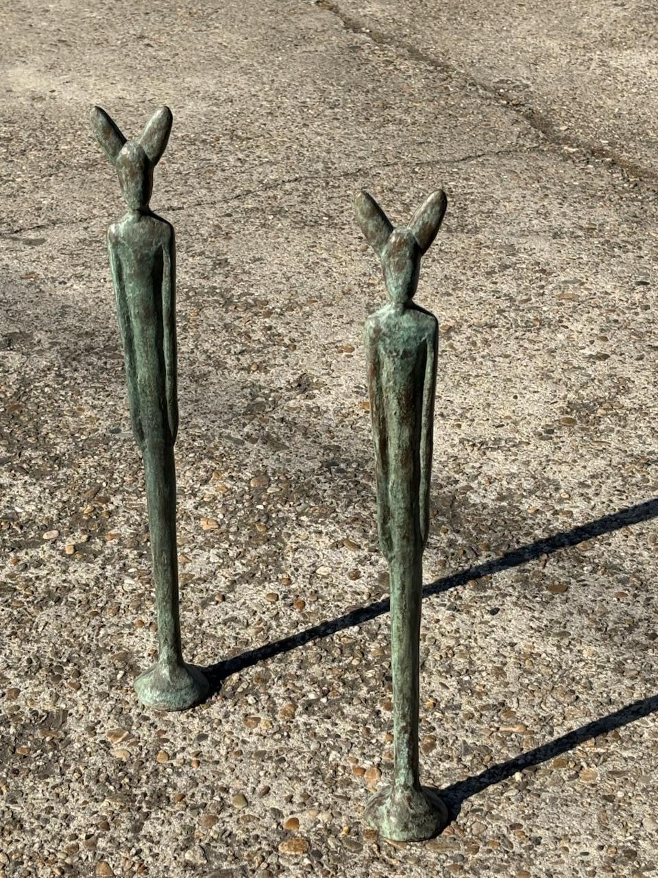 Fine XX secolo Coppia di sculture Uomini Topo di Andrea Branzi in vendita