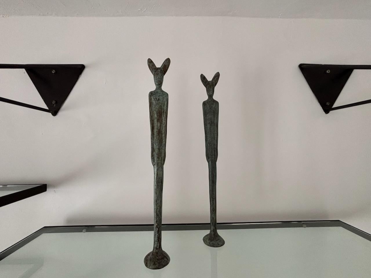 Moderno Coppia di sculture Uomini Topo di Andrea Branzi in vendita