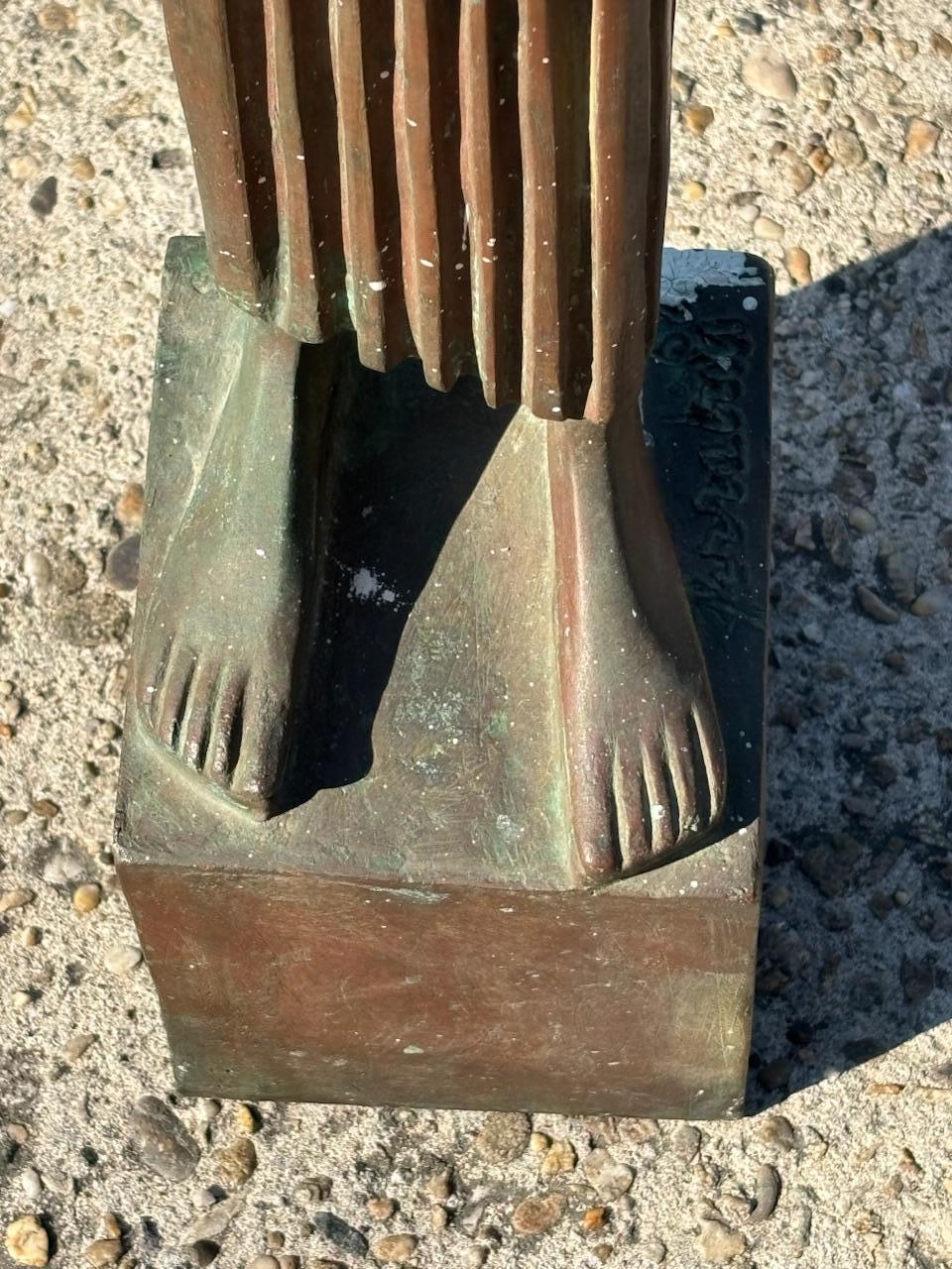 Bronze sculpture of San Francesco by Giovanni Ferrabini For Sale 2