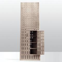 Meuble de rangement modèle Custodia Lombarda de Giuseppe Rivadossi Pièce unique, Italie