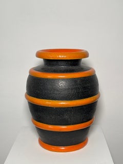 Ceramic Vase by Nicolay Diulgheroff, MGA Mazzotti, Italy, 1940, 35cm