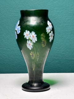 Fratelli Toso Murano Glass Vase, Floral Murrine, Antique Design 1915