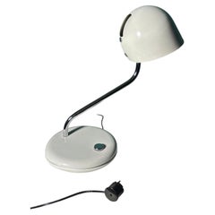 Elmo Table Lamp by Joe Colombo, Enameled Aluminum & Chrome, 1971