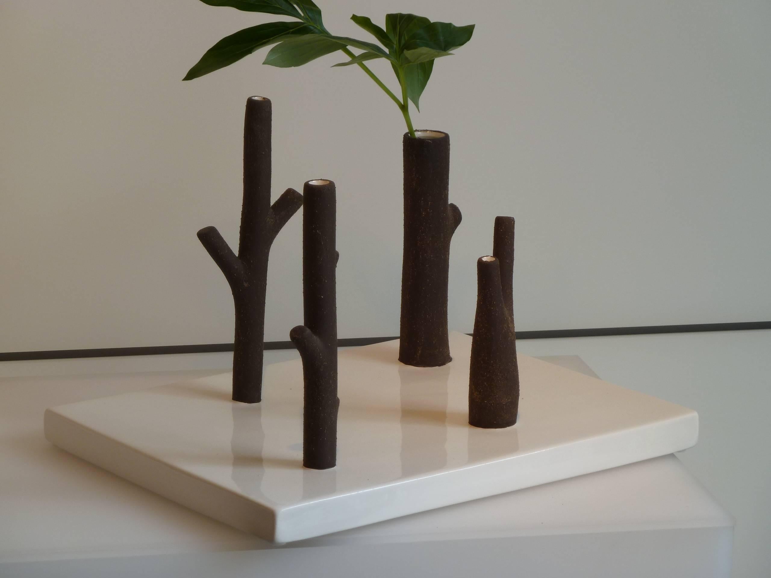 Un vase en céramique de la Collection Bosco composé de 12 modèles différents, conçu par Andrea Branzi et produit par Superego Editions. Éditions limitées à 33 pièces, signées et numérotées.

Biographie
Branzi a étudié l'architecture et le design à