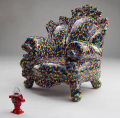 Keramik-Skulptur Proust, Modell von Alessandro Mendini für Superego Editions