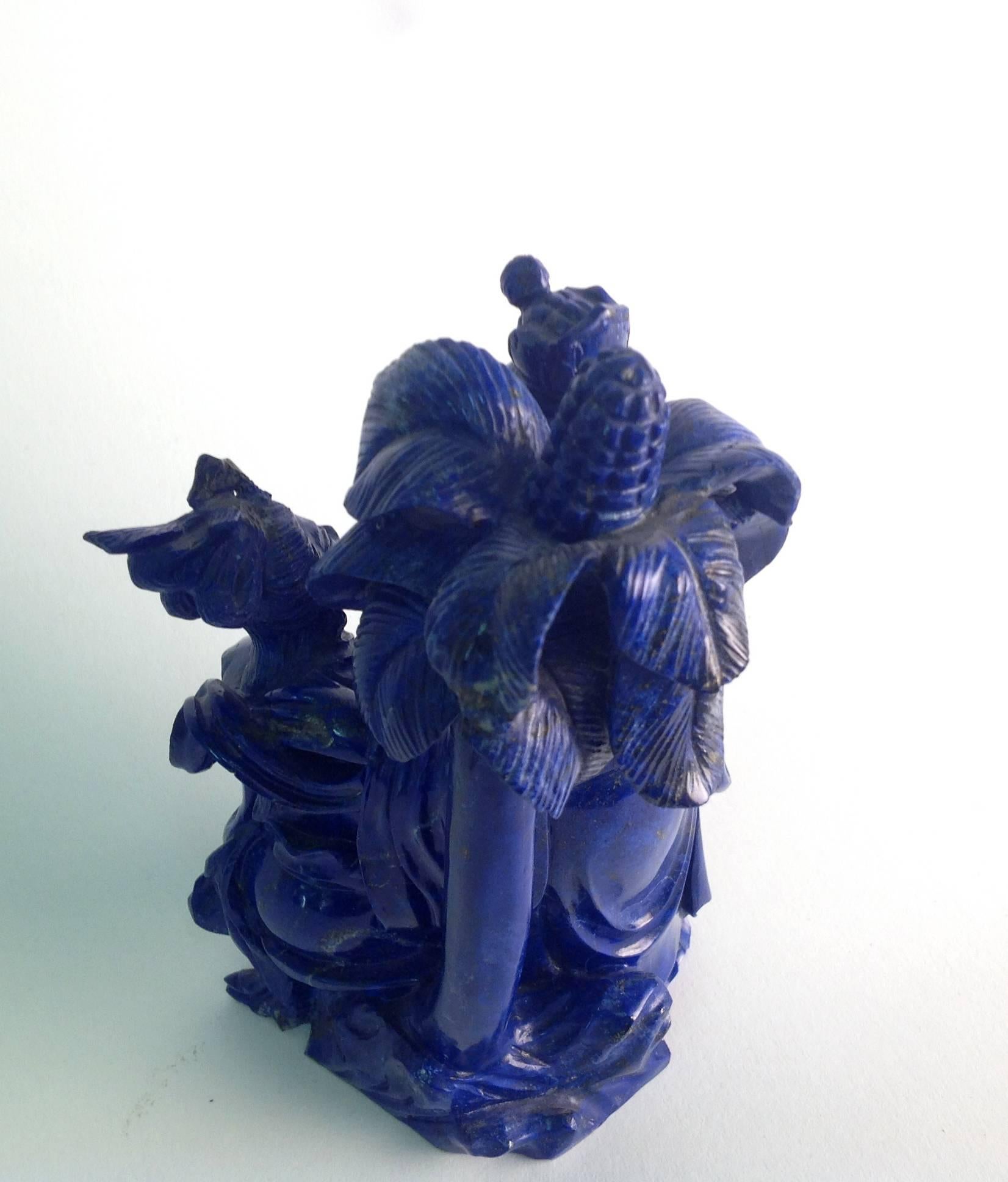 Beautiful Lapis Lazuli Sculpture In Excellent Condition In Milan, Italy