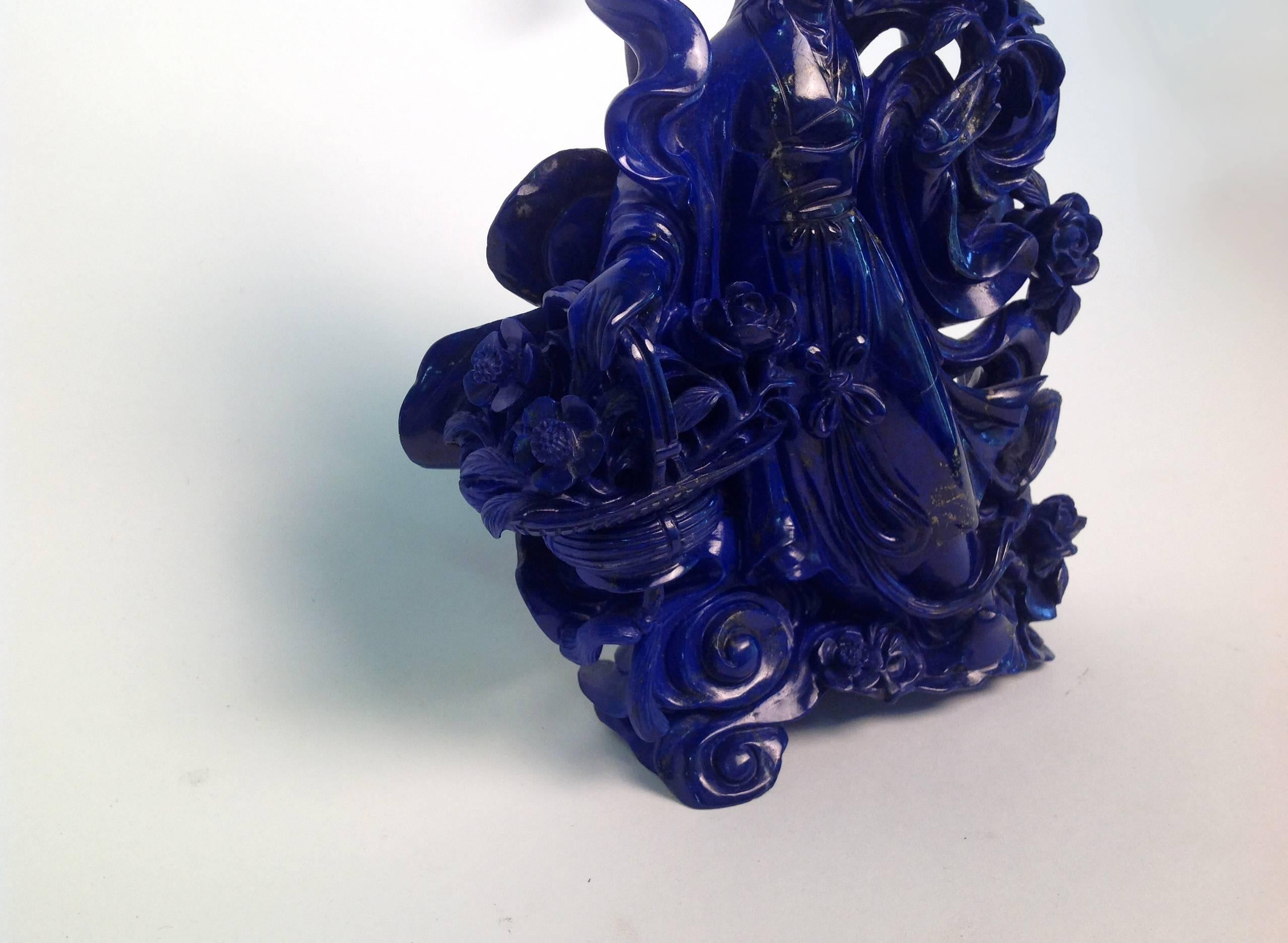 lapis lazuli statue