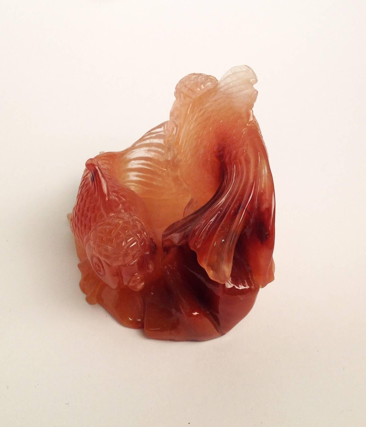 20th Century Beautiful Hematoid Quartz Sculpture For Sale