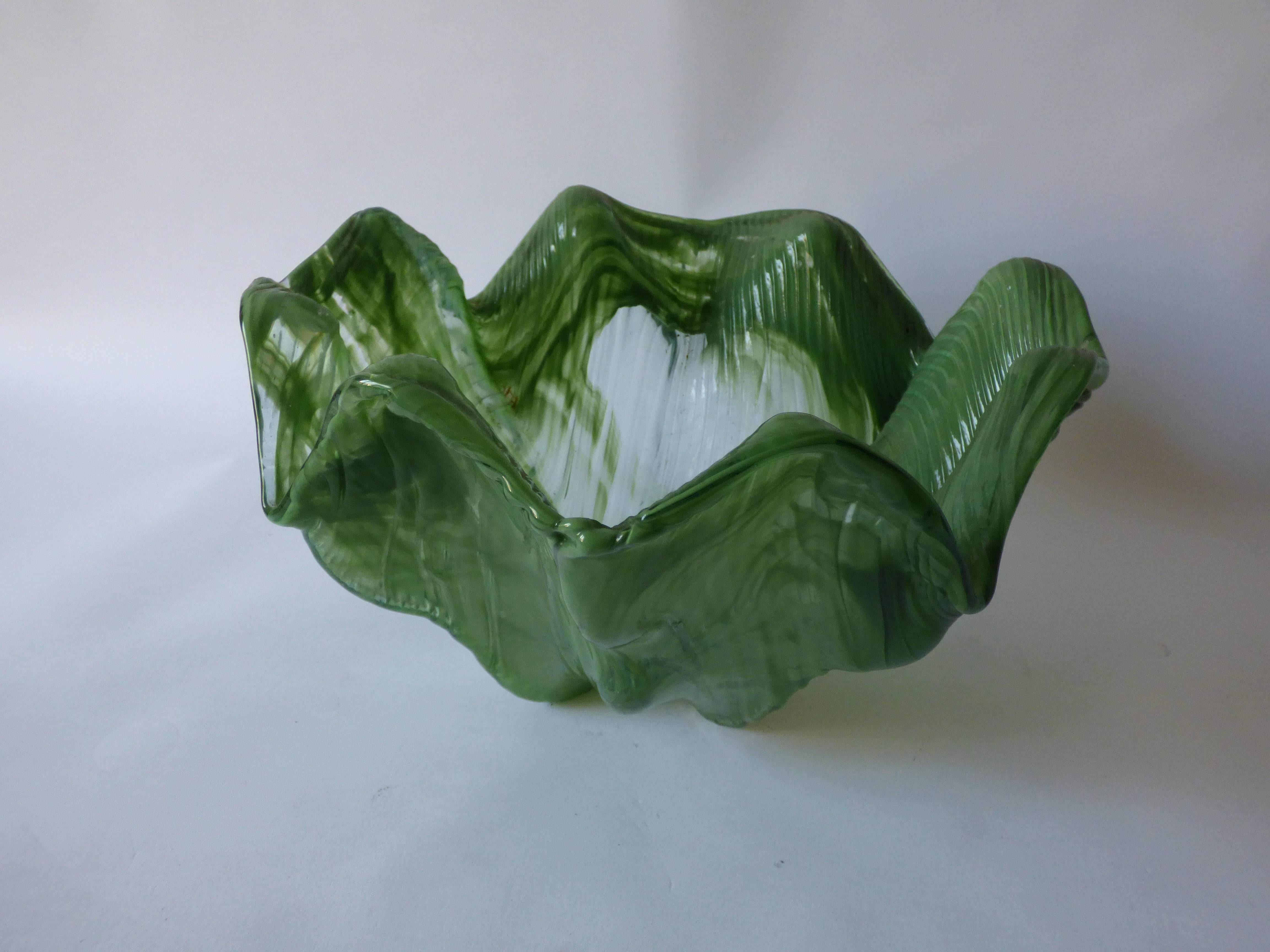 Modern  Italian Murano Glass Vase Ninfea Model by Toni Zuccheri for Venini. For Sale