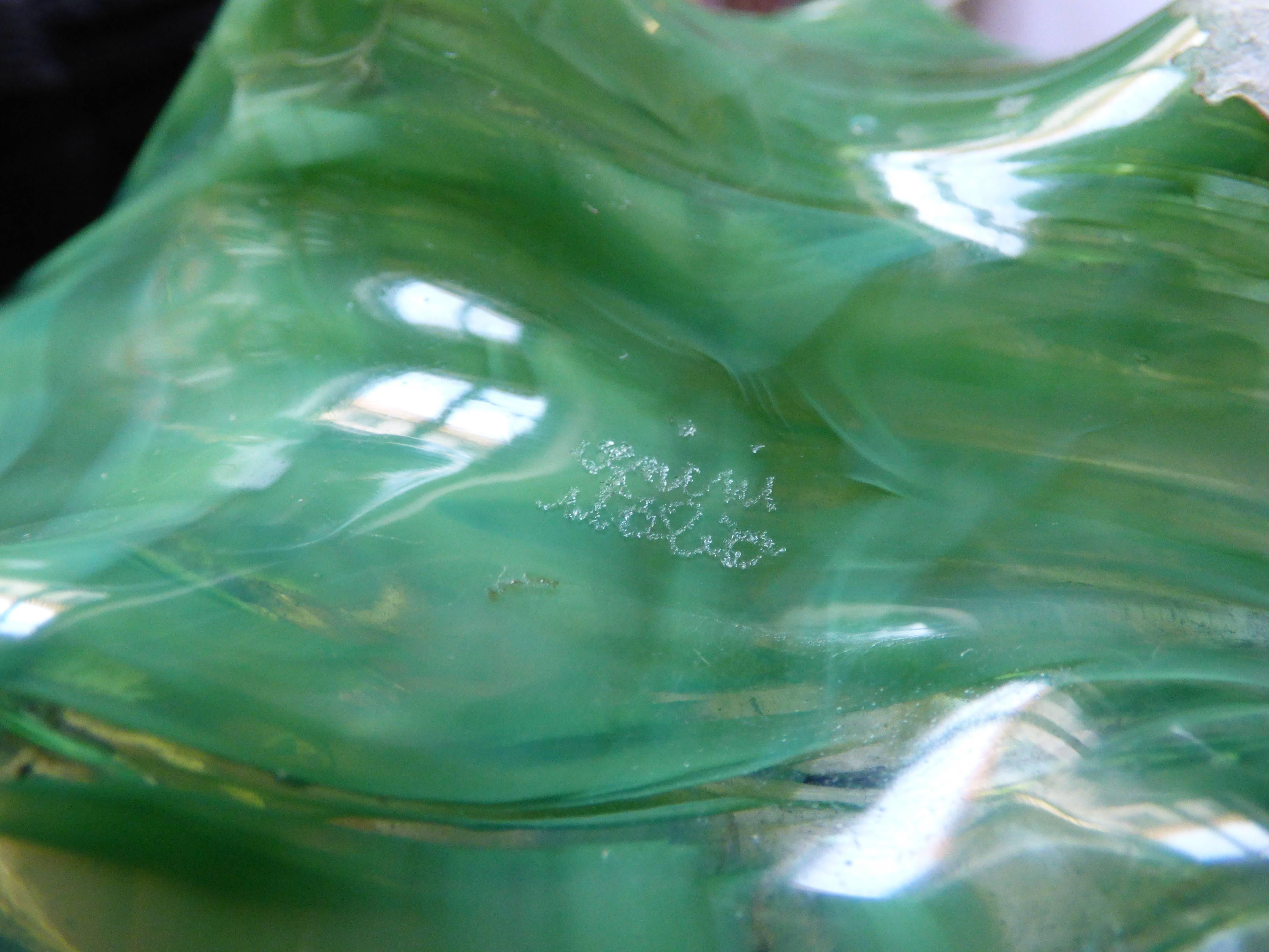 Moderno Vaso in vetro di Murano modello Ninfea di Toni Zuccheri per Venini. in vendita