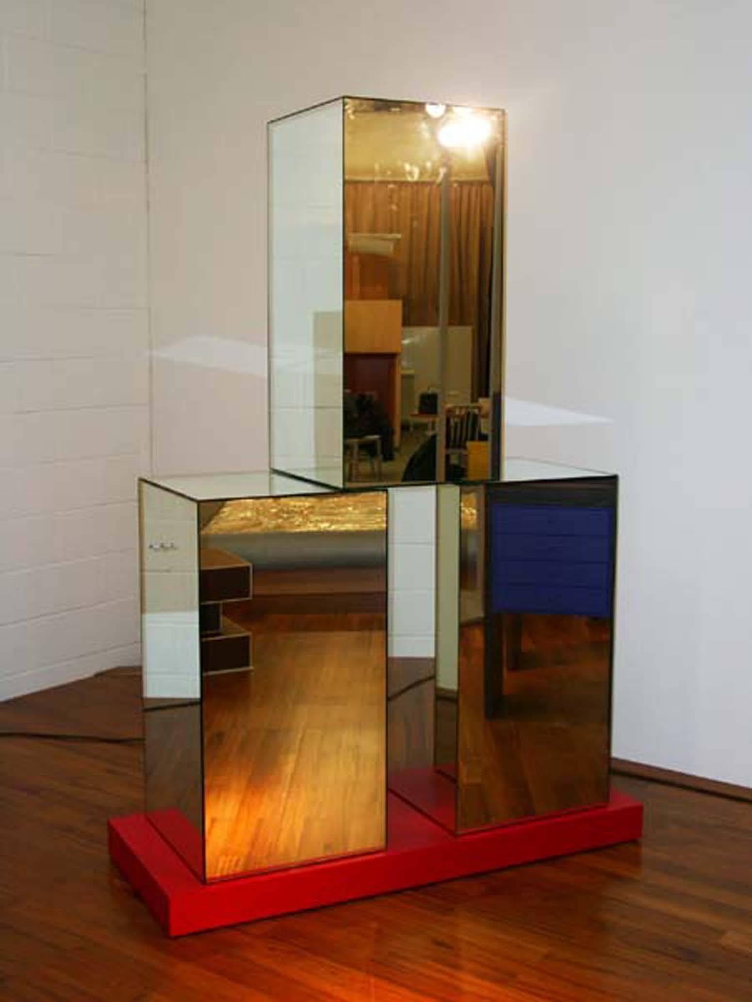 Italian Ettore Sottsass, Cabinet, Limited Edition, Oak Design Edizioni, Italy