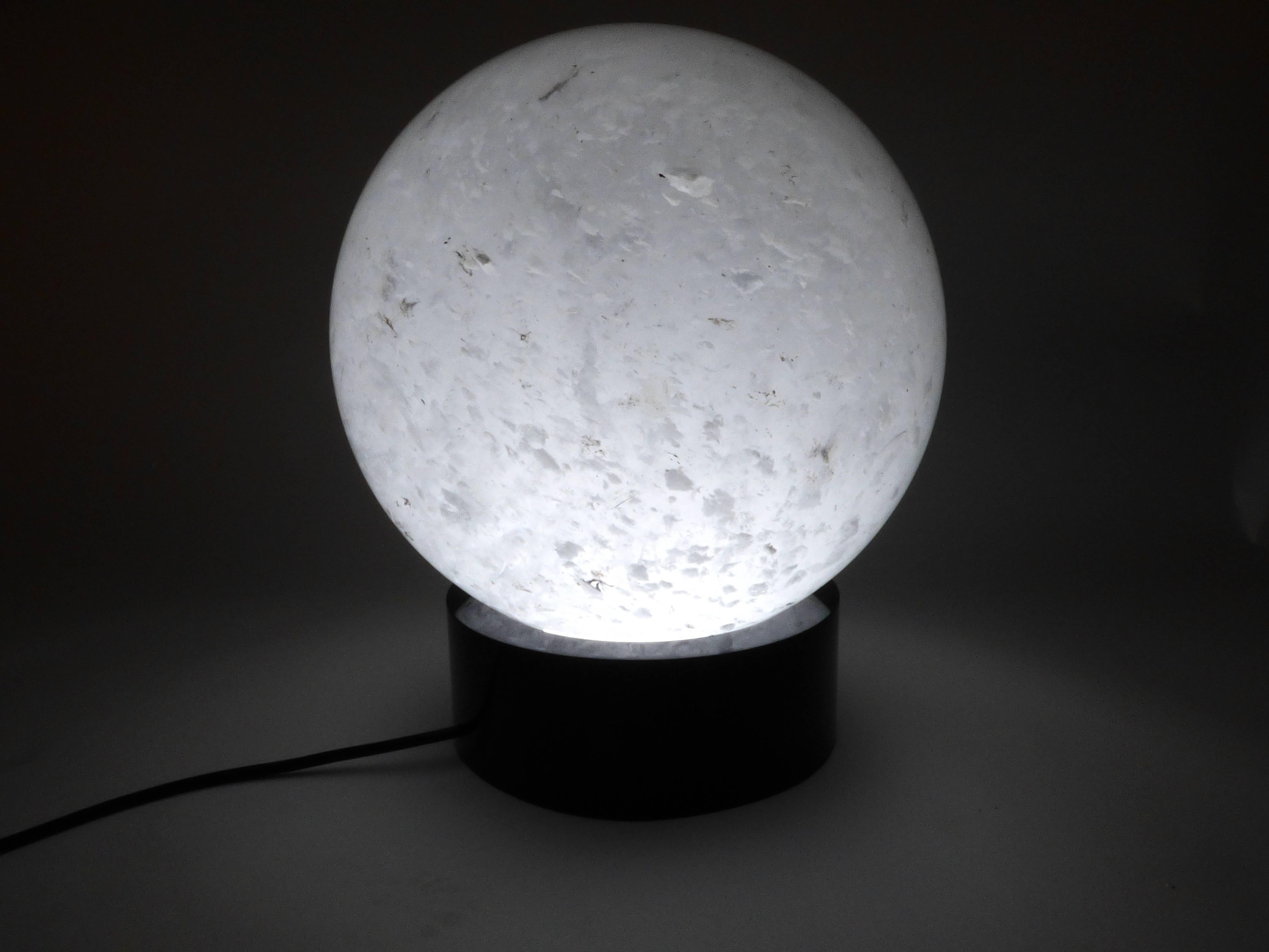 Italian Table Lamp Moon Model by Studio Superego, Italy. Unique Piece. For Sale