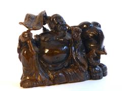 Beautiful Carved Tiger's Eye Stone Sculpture