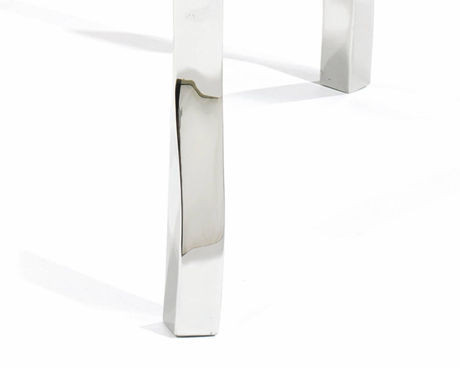 Modern Square Side Table Anomalie Collection by Gio Minelli, Italy For Sale