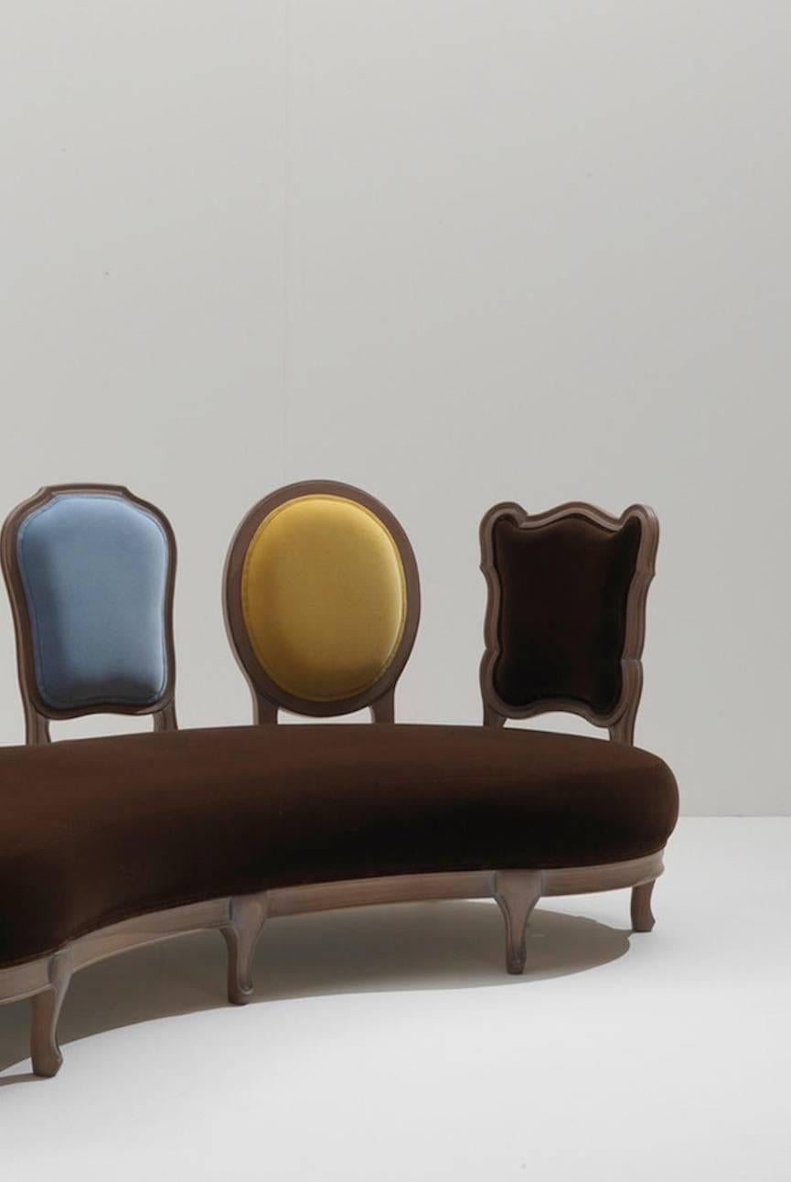 Sofa mit Rückenlehne und Rückenlehne, Modell von Nigel Coates für Fratelli Boffi, Italien (Moderne) im Angebot