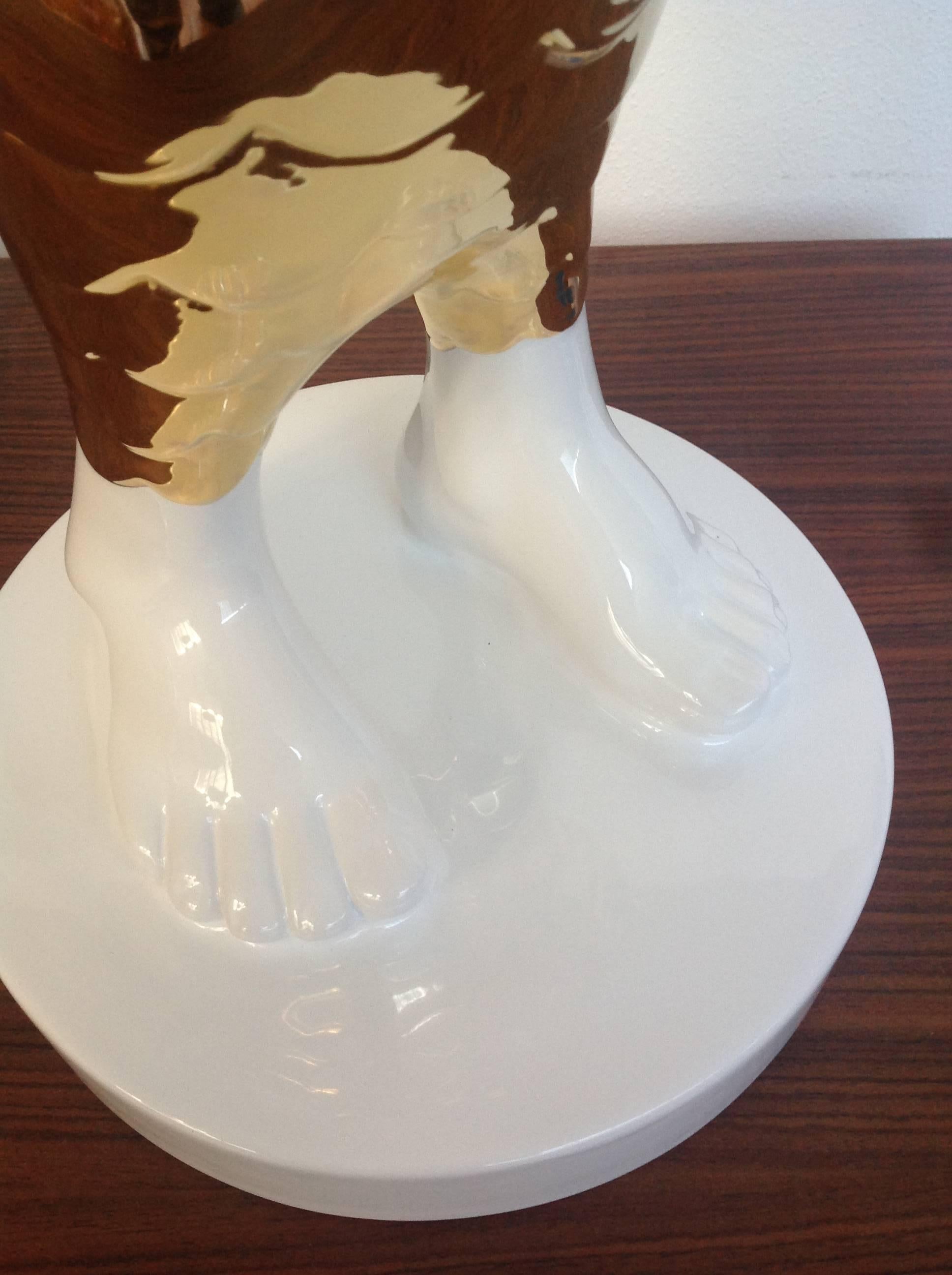 Italiano Scultura in ceramica Pescado Model di Matteo Cibic per Superego Editions, Italia in vendita