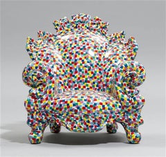 Ceramic Sculpture Proust Model by Alessandro Mendini for Superego Editions